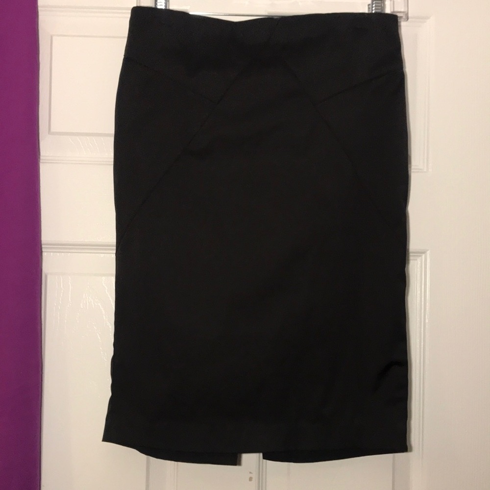 Kenar Black Pencil skirt size 2 silk like